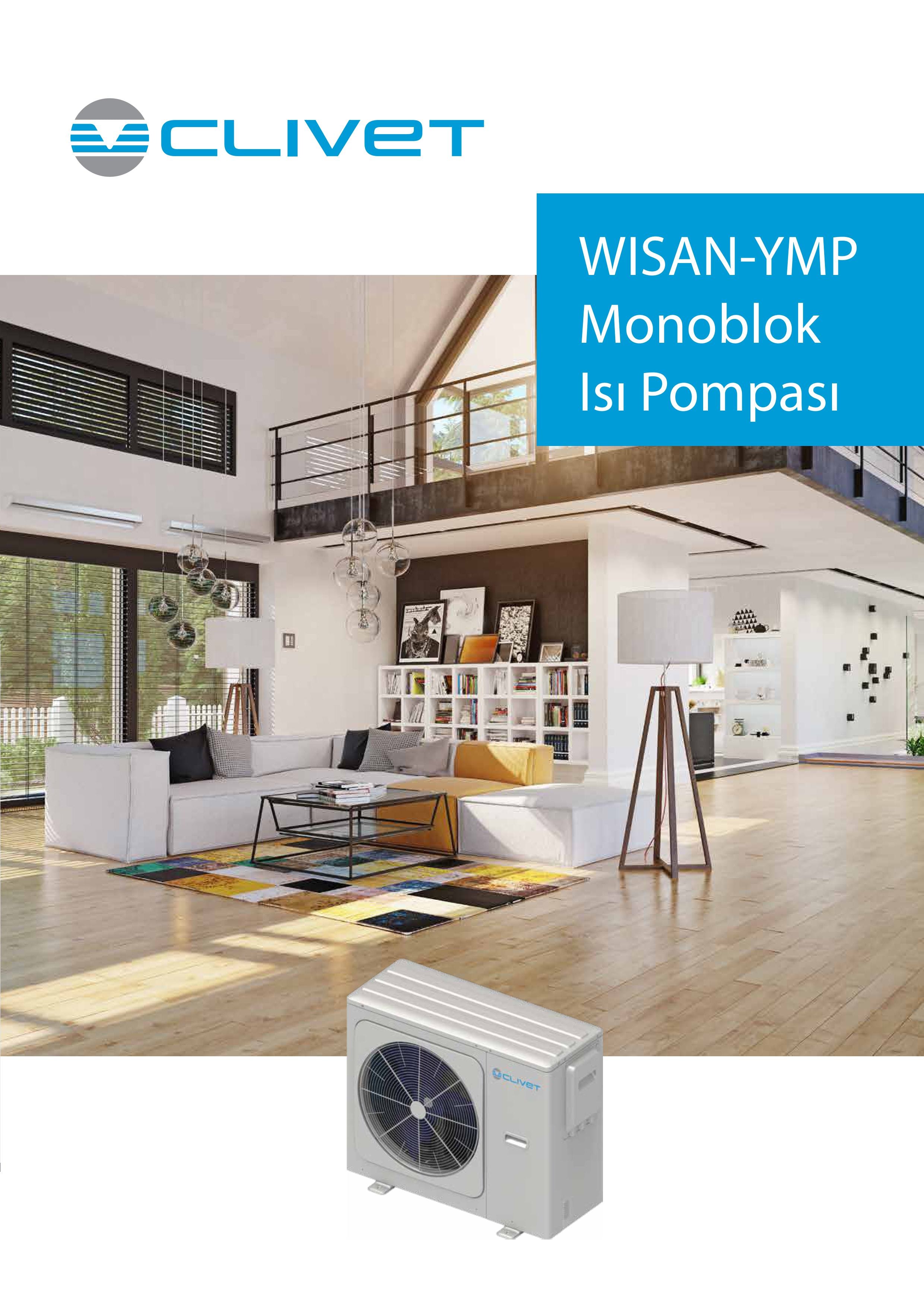 Clivet Clivet Monoblok 8 kW A+++ Isı Pompası